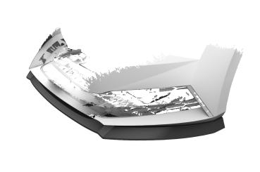 CSR Frontspoiler | Cup-Spoilerlippe mit ABE für Skoda Superb III (Typ 3V) CSL468-L Lackierung erforderlich (unlackiert roh)