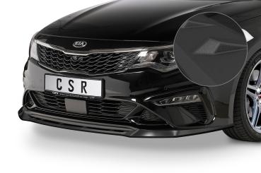 CSR Frontspoiler | Cup-Spoilerlippe mit ABE für Kia Optima (JF) GT/GT-Line CSL469-S strukturiert schwarz matt (keine Lackierung erforderlich)