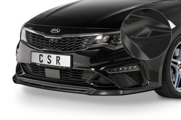 CSR Frontspoiler | Cup-Spoilerlippe mit ABE für Kia Optima (JF) GT/GT-Line CSL469-G Glossy schwarz Hochglanz (keine Lackierung erforderlich)
