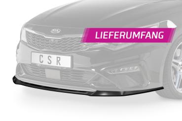 CSR Frontspoiler | Cup-Spoilerlippe mit ABE für Kia Optima (JF) GT/GT-Line CSL469-C Carbon Look Hochglanz (keine Lackierung erforderlich)
