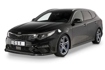 CSR Frontspoiler | Cup-Spoilerlippe mit ABE für Kia Optima (JF) GT/GT-Line CSL469-C Carbon Look Hochglanz (keine Lackierung erforderlich)