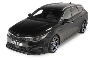 CSR Frontspoiler | Cup-Spoilerlippe mit ABE für Kia Optima (JF) GT/GT-Line CSL469-C Carbon Look Hochglanz (keine Lackierung erforderlich)