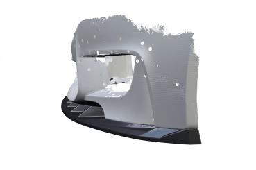 CSR Frontspoiler | Cup-Spoilerlippe mit ABE für BMW 1er E82 M Coupe CSL471-C Carbon Look Hochglanz (keine Lackierung erforderlich)