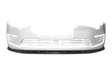 CSR Frontspoiler | Cup-Spoilerlippe mit ABE für VW e-Golf CSL474-G Glossy schwarz Hochglanz (keine Lackierung erforderlich)