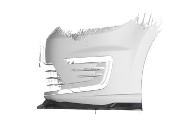 CSR Frontspoiler | Cup-Spoilerlippe mit ABE für VW e-Golf CSL474-G Glossy schwarz Hochglanz (keine Lackierung erforderlich)