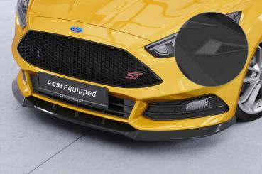 CSR Frontspoiler | Cup-Spoilerlippe mit ABE für Ford Focus MK3 ST Turnier CSL476-S strukturiert schwarz matt (keine Lackierung erforderlich)