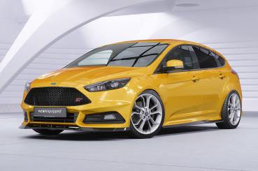 CSR Frontspoiler | Cup-Spoilerlippe mit ABE für Ford Focus MK3 ST Turnier CSL476-C Carbon Look Hochglanz (keine Lackierung erforderlich)
