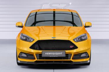 CSR Frontspoiler | Cup-Spoilerlippe mit ABE für Ford Focus MK3 ST Turnier CSL476-C Carbon Look Hochglanz (keine Lackierung erforderlich)