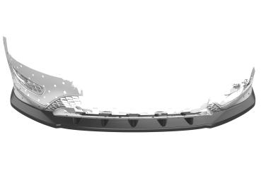 CSR Frontspoiler | Cup-Spoilerlippe mit ABE für Ford Focus MK3 ST-Line CSL478-C Carbon Look Hochglanz (keine Lackierung erforderlich)