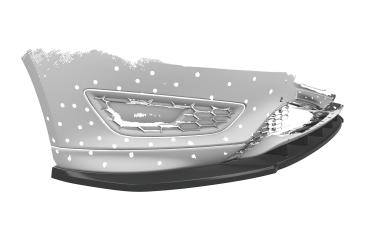 CSR Frontspoiler | Cup-Spoilerlippe mit ABE für Ford Focus MK3 ST-Line CSL478-C Carbon Look Hochglanz (keine Lackierung erforderlich)
