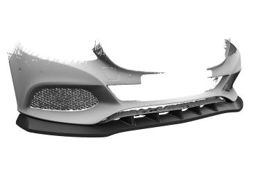 CSR Frontspoiler | Cup-Spoilerlippe mit ABE für Mercedes-Benz C-Klasse 205 CSL482-C Carbon Look Hochglanz (keine Lackierung erforderlich)