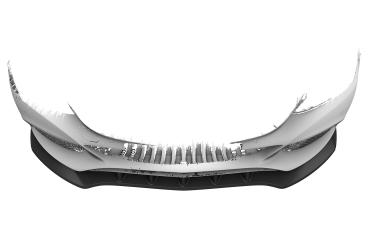 CSR Frontspoiler | Cup-Spoilerlippe mit ABE für Mercedes-Benz C-Klasse 205 CSL482-C Carbon Look Hochglanz (keine Lackierung erforderlich)