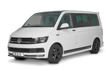 CSR Frontspoiler | Cup-Spoilerlippe mit ABE für VW T6 Bus CSL486-C Carbon Look Hochglanz (keine Lackierung erforderlich)