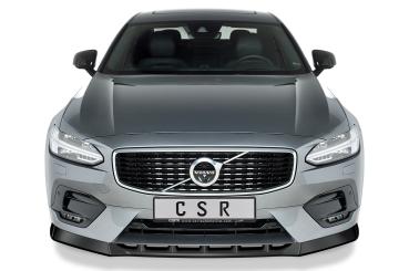 CSR Frontspoiler | Cup-Spoilerlippe mit ABE für Volvo S90 CSL488-S strukturiert schwarz matt (keine Lackierung erforderlich)
