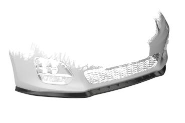 CSR Frontspoiler | Cup-Spoilerlippe mit ABE für KIA Ceed (JD) GT-Line CSL489-C Carbon Look Hochglanz (keine Lackierung erforderlich)