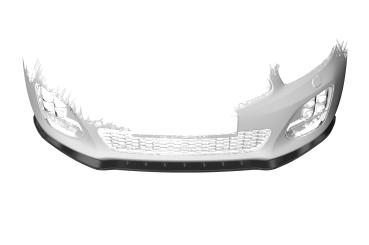 CSR Frontspoiler | Cup-Spoilerlippe mit ABE für KIA Ceed (JD) GT-Line CSL489-C Carbon Look Hochglanz (keine Lackierung erforderlich)