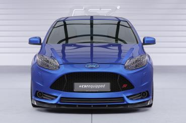CSR Frontspoiler | Cup-Spoilerlippe mit ABE für Ford Focus MK3 ST CSL491-G Glossy schwarz Hochglanz (keine Lackierung erforderlich)