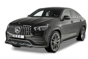 CSR Frontspoiler | Cup-Spoilerlippe mit ABE für Mercedes-Benz GLE C167 AMG-Line CSL492-C Carbon Look Hochglanz (keine Lackierung erforderlich)