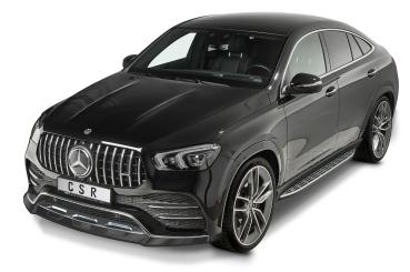 CSR Frontspoiler | Cup-Spoilerlippe mit ABE für Mercedes-Benz GLE C167 AMG-Line CSL492-C Carbon Look Hochglanz (keine Lackierung erforderlich)