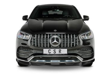 CSR Frontspoiler | Cup-Spoilerlippe mit ABE für Mercedes-Benz GLE C167 AMG-Line CSL492-C Carbon Look Hochglanz (keine Lackierung erforderlich)