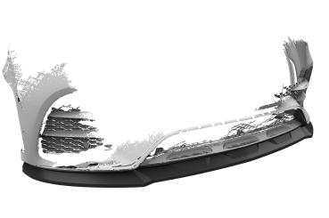 CSR Frontspoiler | Cup-Spoilerlippe mit ABE für Mercedes-Benz GLE C167 AMG-Line CSL492-C Carbon Look Hochglanz (keine Lackierung erforderlich)