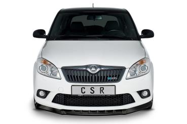 CSR Frontspoiler | Cup-Spoilerlippe mit ABE für Skoda Fabia 2 RS (Typ 5J) CSL493-L Lackierung erforderlich (unlackiert roh)