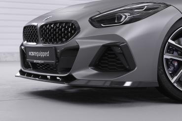 CSR Frontspoiler | Cup-Spoilerlippe mit ABE für BMW Z4 (G29) M-Paket/M40i CSL498-G Glossy schwarz Hochglanz (keine Lackierung erforderlich)