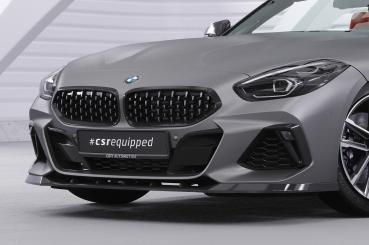 CSR Frontspoiler | Cup-Spoilerlippe mit ABE für BMW Z4 (G29) M-Paket/M40i CSL498-G Glossy schwarz Hochglanz (keine Lackierung erforderlich)