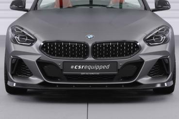 CSR Frontspoiler | Cup-Spoilerlippe mit ABE für BMW Z4 (G29) M-Paket/M40i CSL498-G Glossy schwarz Hochglanz (keine Lackierung erforderlich)