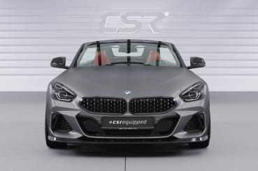 CSR Frontspoiler | Cup-Spoilerlippe mit ABE für BMW Z4 (G29) M-Paket/M40i CSL498-G Glossy schwarz Hochglanz (keine Lackierung erforderlich)