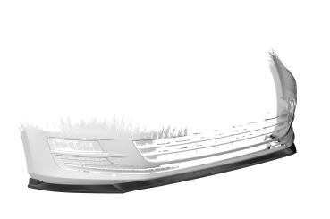 CSR Frontspoiler | Cup-Spoilerlippe mit ABE für VW Golf 7 CSL500-G Glossy schwarz Hochglanz (keine Lackierung erforderlich)
