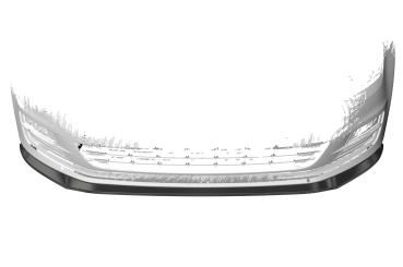 CSR Frontspoiler | Cup-Spoilerlippe mit ABE für VW Golf 7 CSL500-G Glossy schwarz Hochglanz (keine Lackierung erforderlich)