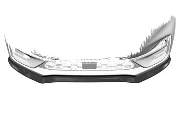 CSR Frontspoiler | Cup-Spoilerlippe mit ABE für Ford Puma ST-Line CSL504-S strukturiert schwarz matt (keine Lackierung erforderlich)