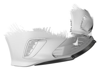 CSR Frontspoiler | Cup-Spoilerlippe mit ABE für Opel Insignia B Gsi CSL505-C Carbon Look Hochglanz (keine Lackierung erforderlich)