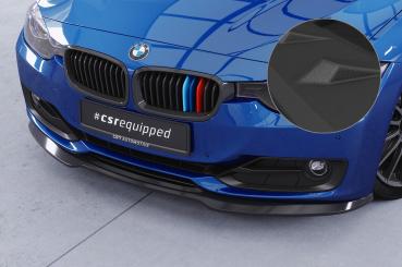 CSR Frontspoiler | Cup-Spoilerlippe mit ABE für BMW 3er (F30 / F31) CSL506-S strukturiert schwarz matt (keine Lackierung erforderlich)