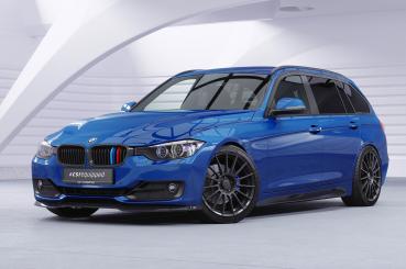 CSR Frontspoiler | Cup-Spoilerlippe mit ABE für BMW 3er (F30 / F31) CSL506-G Glossy schwarz Hochglanz (keine Lackierung erforderlich)