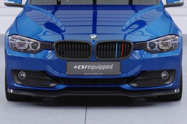 CSR Frontspoiler | Cup-Spoilerlippe mit ABE für BMW 3er (F30 / F31) CSL506-G Glossy schwarz Hochglanz (keine Lackierung erforderlich)