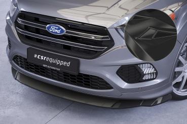 CSR Frontspoiler | Cup-Spoilerlippe mit ABE für Ford Kuga 2 CSL507-G Glossy schwarz Hochglanz (keine Lackierung erforderlich)