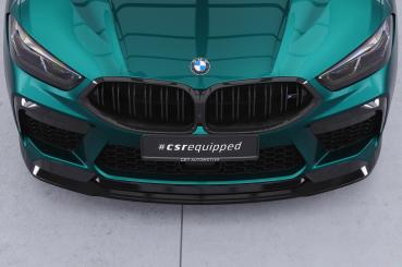 CSR Frontspoiler | Cup-Spoilerlippe mit ABE für BMW M8 Competition (F91/F92/F93) CSL508-S strukturiert schwarz matt (keine Lackierung erforderlich)