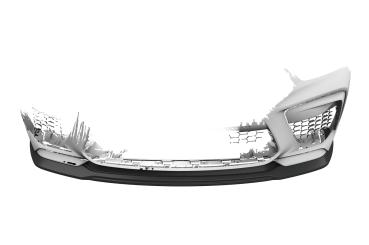 CSR Frontspoiler | Cup-Spoilerlippe mit ABE für BMW M8 Competition (F91/F92/F93) CSL508-S strukturiert schwarz matt (keine Lackierung erforderlich)