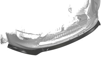 CSR Frontspoiler | Cup-Spoilerlippe mit ABE für Ford Focus MK2 ST CSL509-G Glossy schwarz Hochglanz (keine Lackierung erforderlich)
