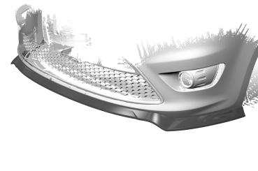 CSR Frontspoiler | Cup-Spoilerlippe mit ABE für Ford Focus MK2 ST CSL509-G Glossy schwarz Hochglanz (keine Lackierung erforderlich)