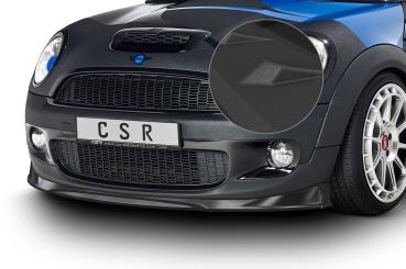 CSR Frontspoiler | Cup-Spoilerlippe mit ABE für Mini Cooper S  R56 CSL512-S strukturiert schwarz matt (keine Lackierung erforderlich)