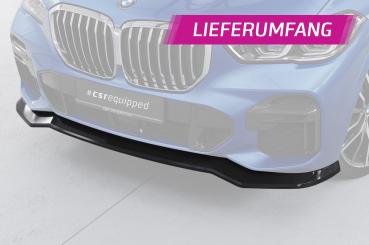 CSR Frontspoiler | Cup-Spoilerlippe mit ABE für BMW X5 (G05) M-Paket CSL513-L Lackierung erforderlich (unlackiert roh)