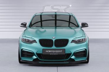 CSR Frontspoiler | Cup-Spoilerlippe mit ABE für BMW 2er (F22/F23) M-Paket CSL514-S strukturiert schwarz matt (keine Lackierung erforderlich)