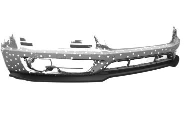 CSR Frontspoiler | Cup-Spoilerlippe mit ABE für Audi Q7 (4L) S-Line CSL515-G Glossy schwarz Hochglanz (keine Lackierung erforderlich)