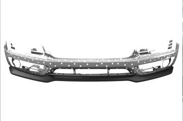 CSR Frontspoiler | Cup-Spoilerlippe mit ABE für Audi Q7 (4L) S-Line CSL515-G Glossy schwarz Hochglanz (keine Lackierung erforderlich)