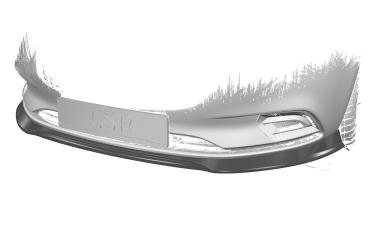 CSR Frontspoiler | Cup-Spoilerlippe mit ABE für Opel Corsa E CSL516-C Carbon Look Hochglanz (keine Lackierung erforderlich)