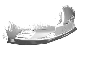 CSR Frontspoiler | Cup-Spoilerlippe mit ABE für Opel Corsa E CSL516-C Carbon Look Hochglanz (keine Lackierung erforderlich)