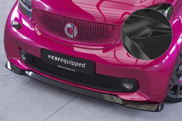 CSR Frontspoiler | Cup-Spoilerlippe mit ABE für Smart fortwo 453 CSL519-G Glossy schwarz Hochglanz (keine Lackierung erforderlich)